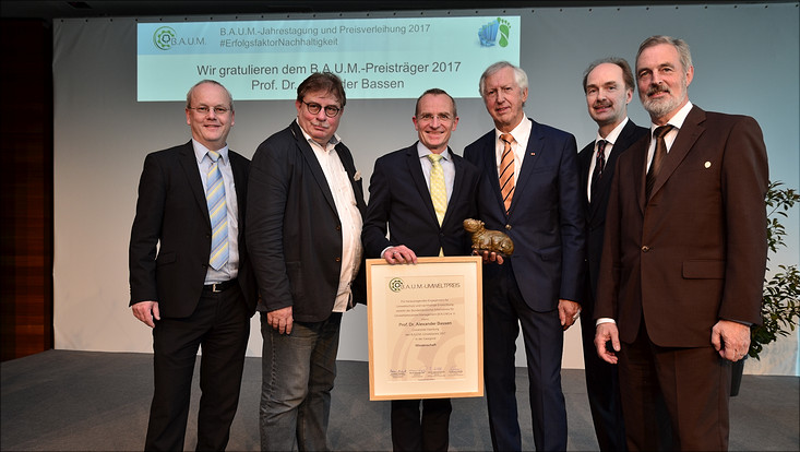 B.A.U.M. Umweltpreis 2017 an Prof. Bassen